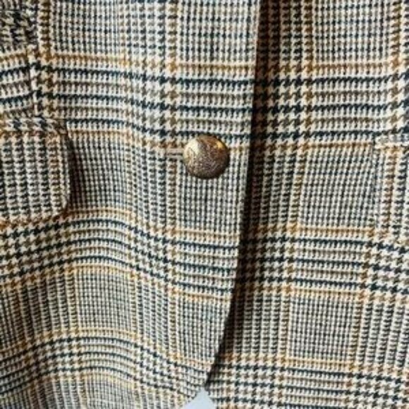 J. Crew Collection Wool Blazer Prince of Wales RARE NWT - Picture 4 of 12